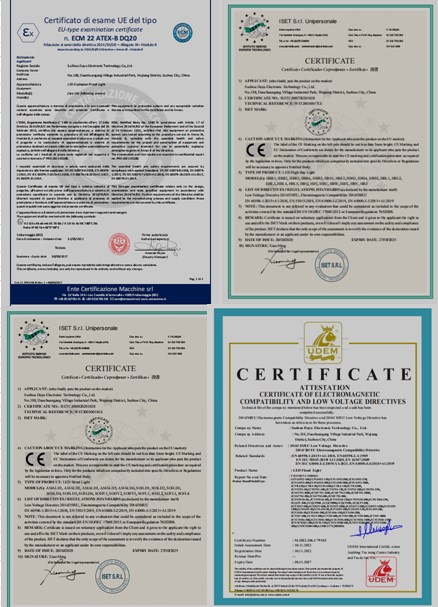 ATEX and CE certificate