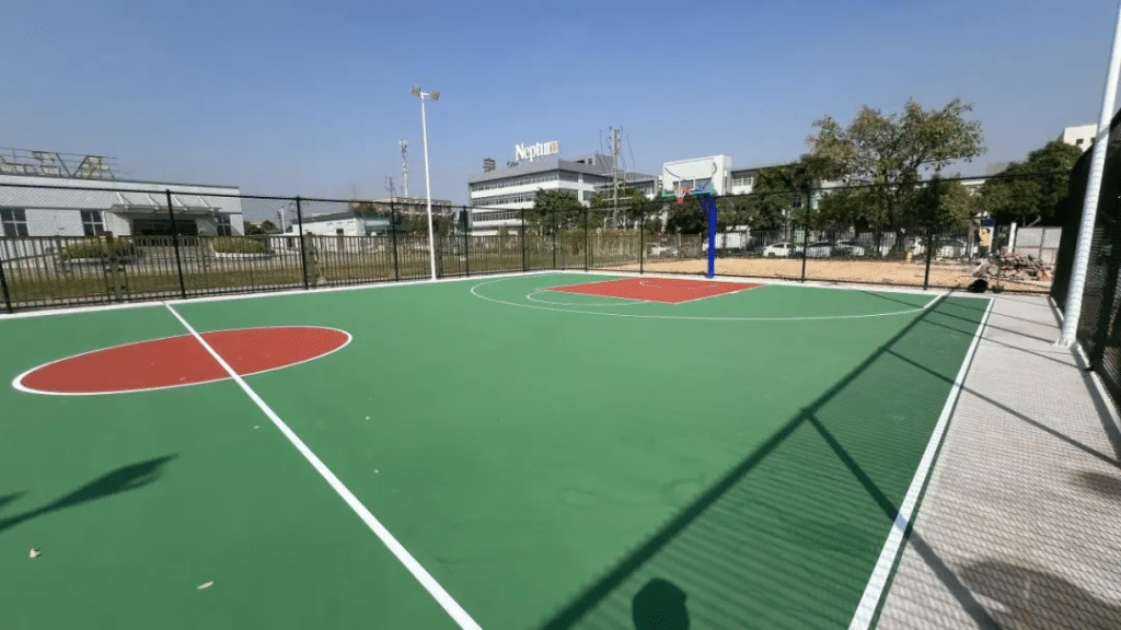 Iluminat teren de baschet 1