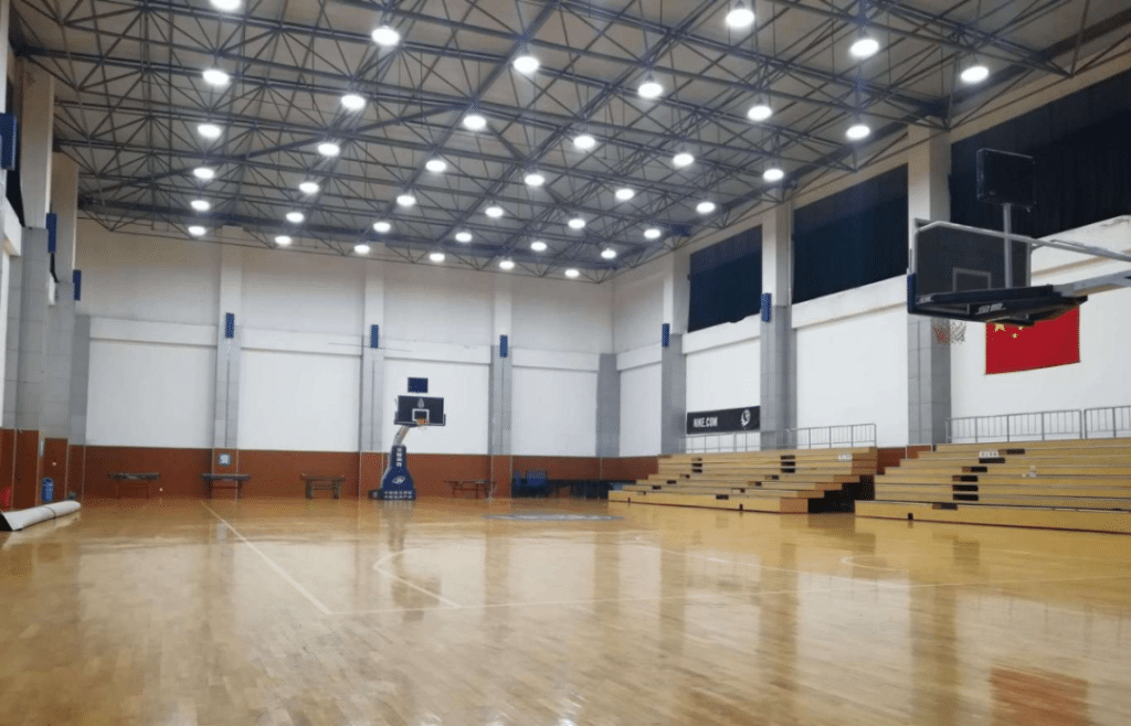 Basketball gymnasium lighting