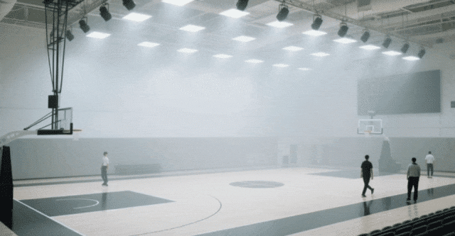 basket-ball éclairage sportif